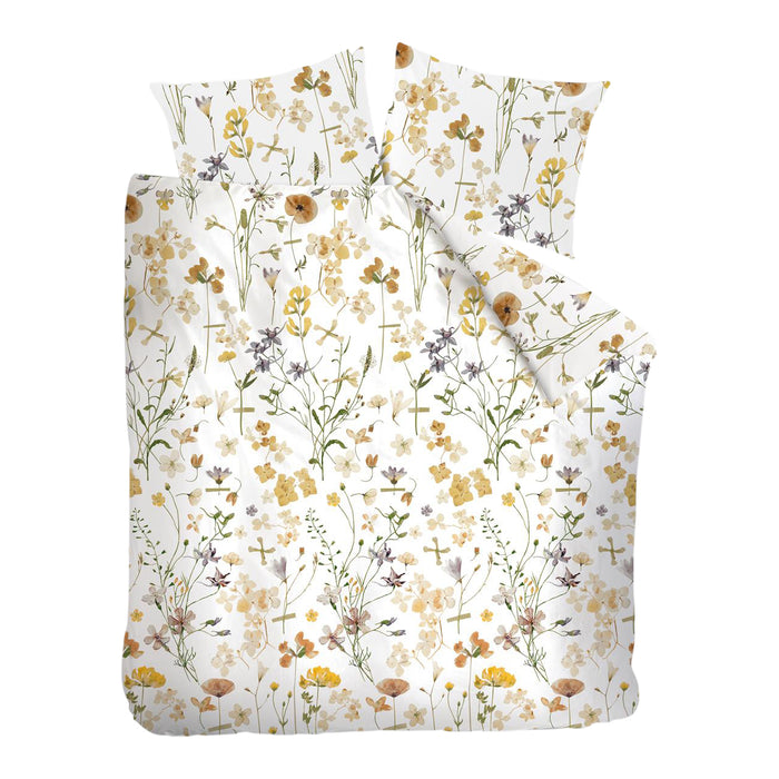 Ariadne at Home Flowerlove Dekbedovertrek 240 x 200/220 cm - Wit