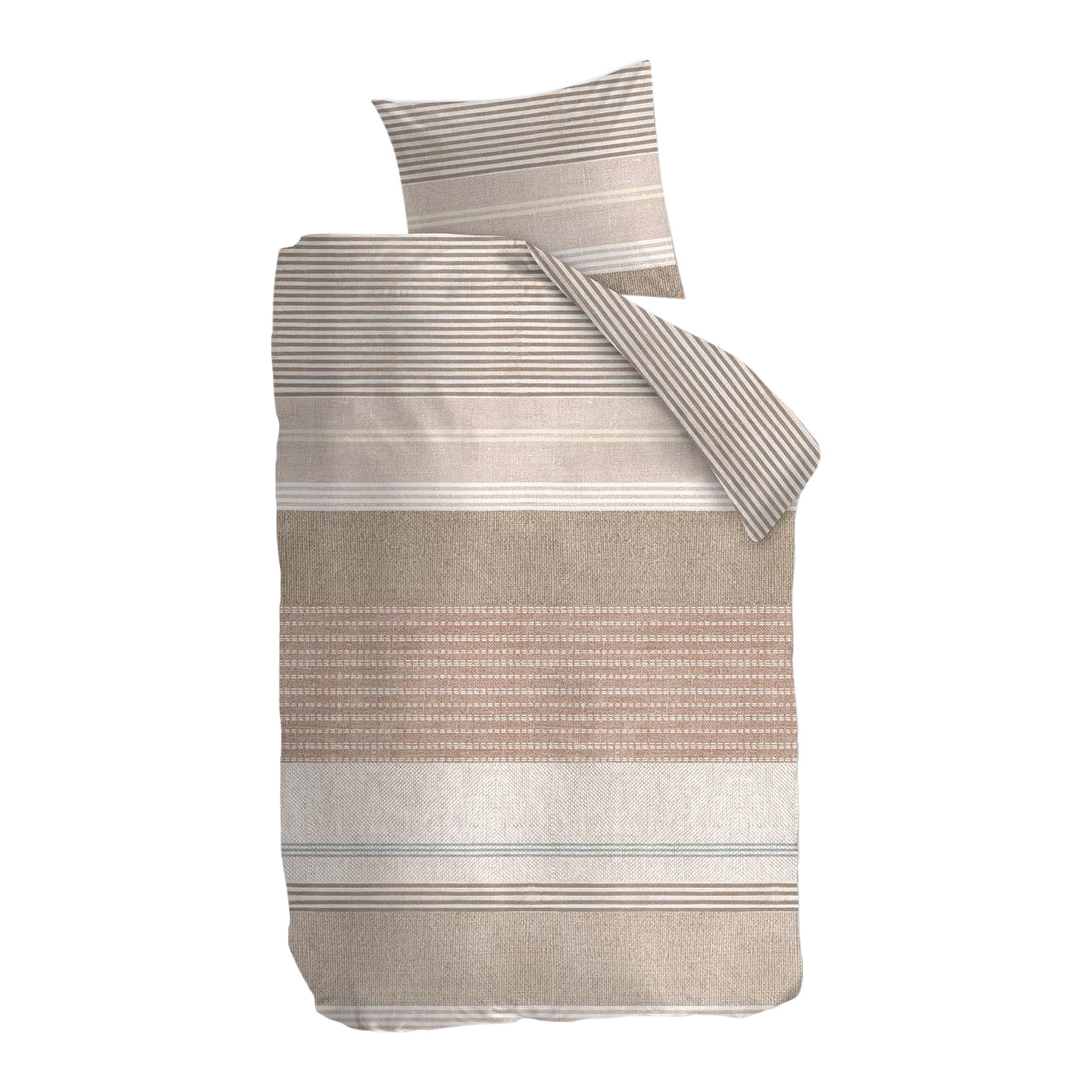 Ariadne at Home Lin Dekbedovertrek 140 x 200/220 cm - Terra