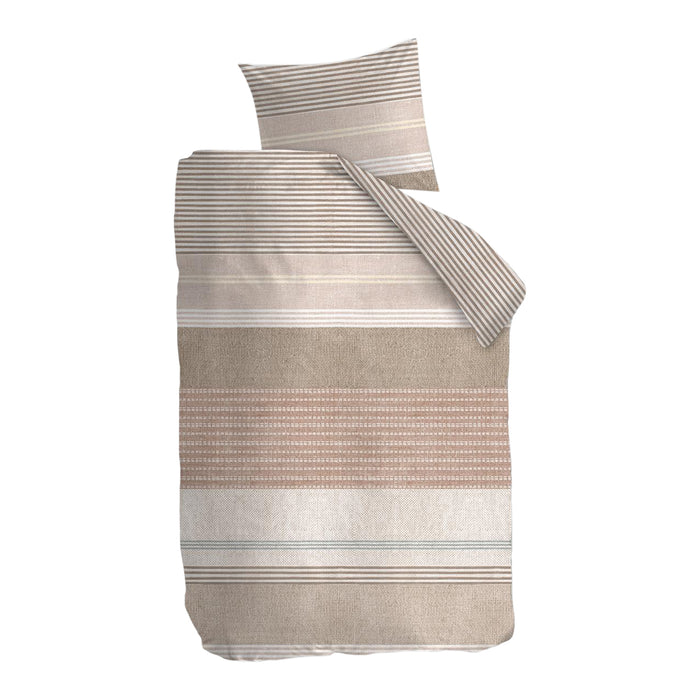 Ariadne at Home Lin Dekbedovertrek 140 x 200/220 cm - Terra