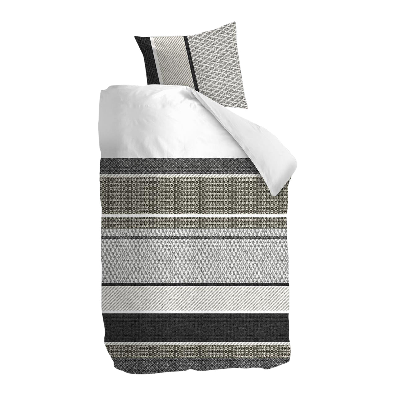 Beddinghouse Benthe Dekbedovertrek 140 x 200/220 cm - Grijs