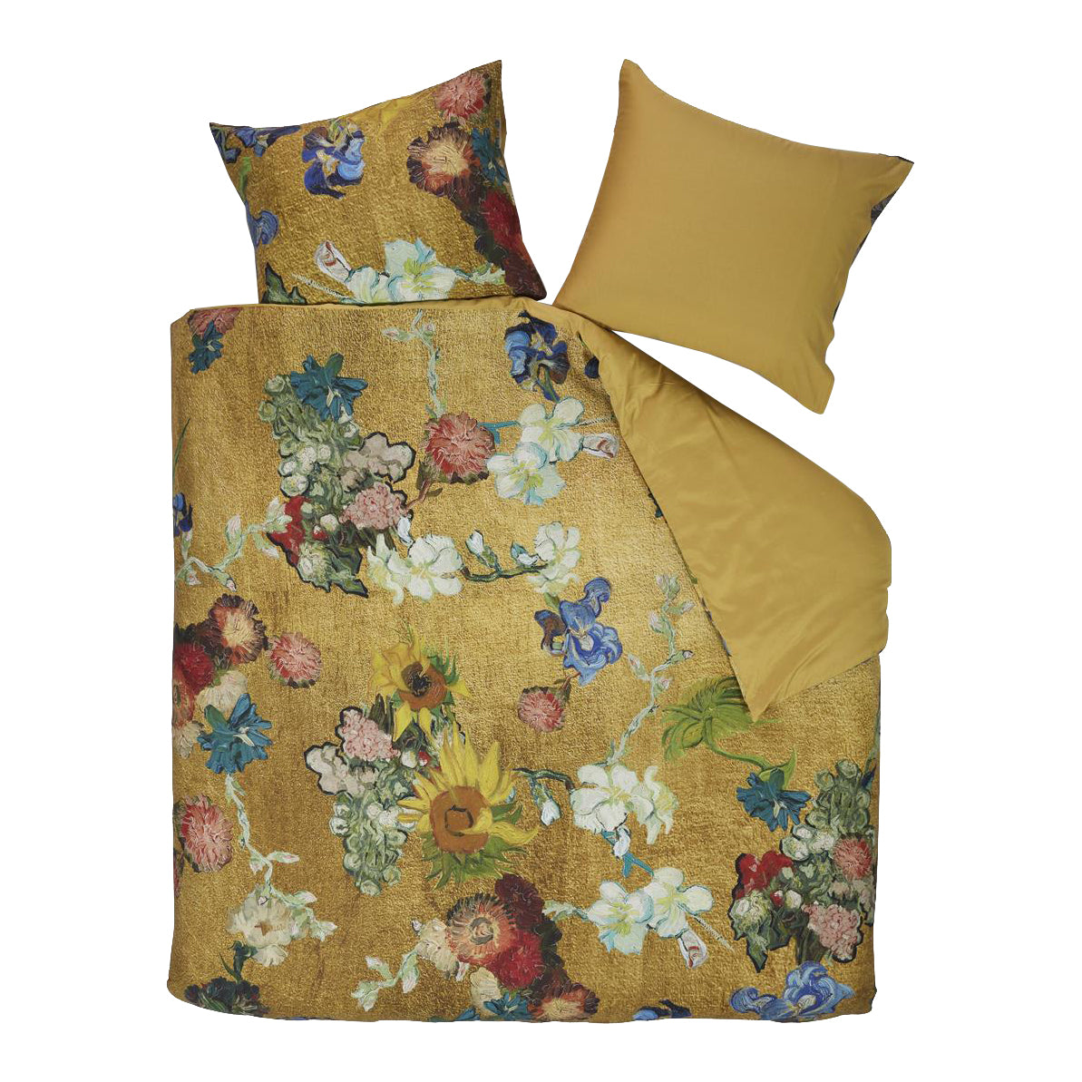 Beddinghouse X Van Gogh Museum Partout Dekbedovertrek 240 x 200/220 cm - Goud