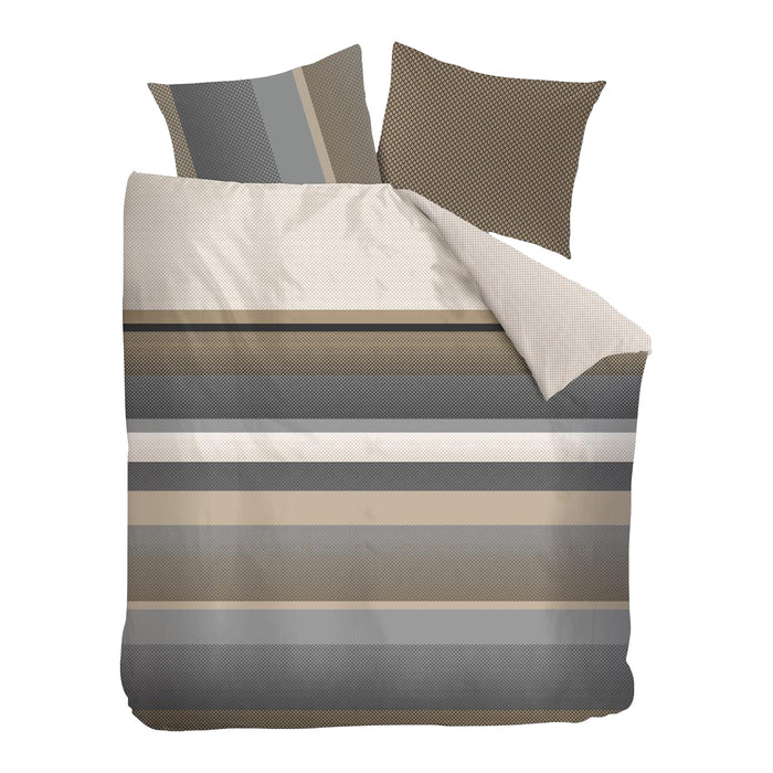 Beddinghouse Rhys Dekbedovertrek 200 x 200/220 cm - Grijs