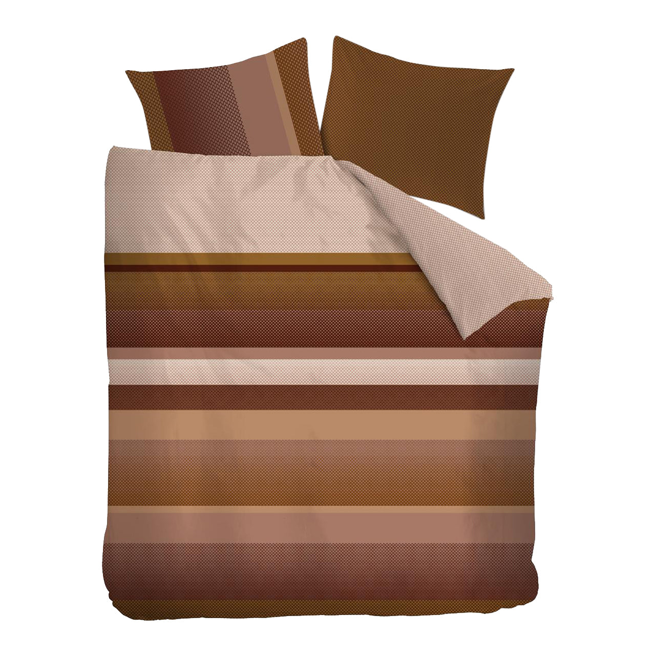 Beddinghouse Rhys Dekbedovertrek 200 x 200/220 cm - Terra