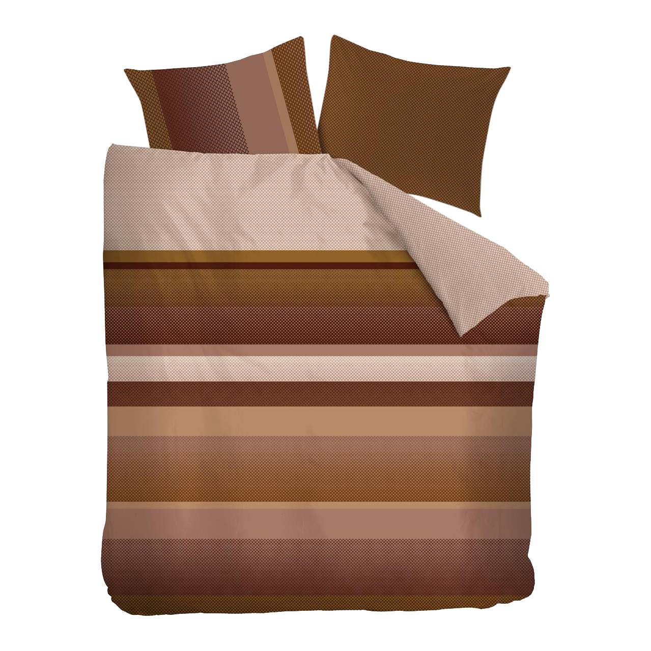 Beddinghouse Rhys Dekbedovertrek 240 x 200/220 cm - Terra