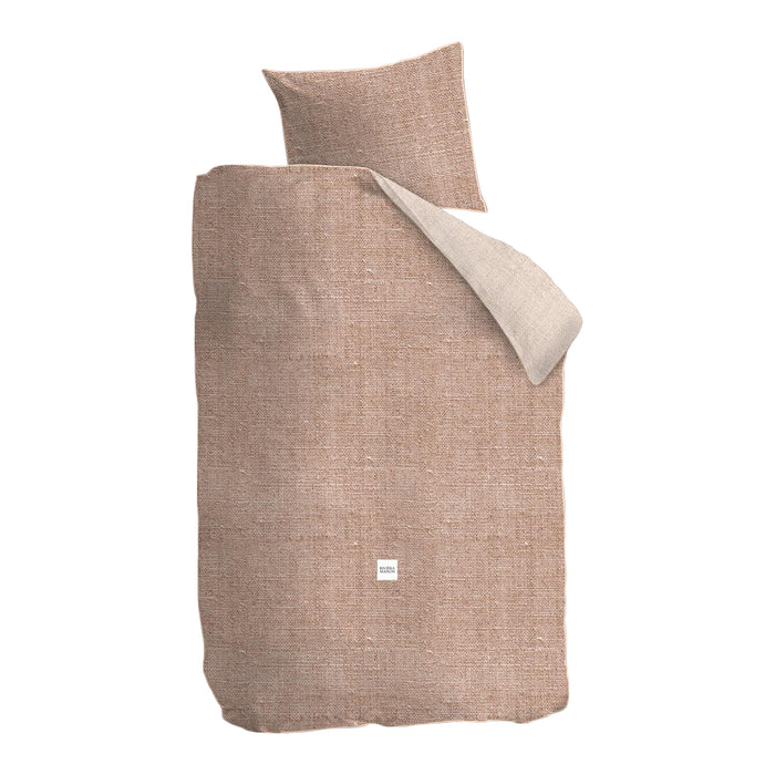 Riviera Maison Coughton Court Dekbedovertrek 140 x 200/220 cm - Perzik