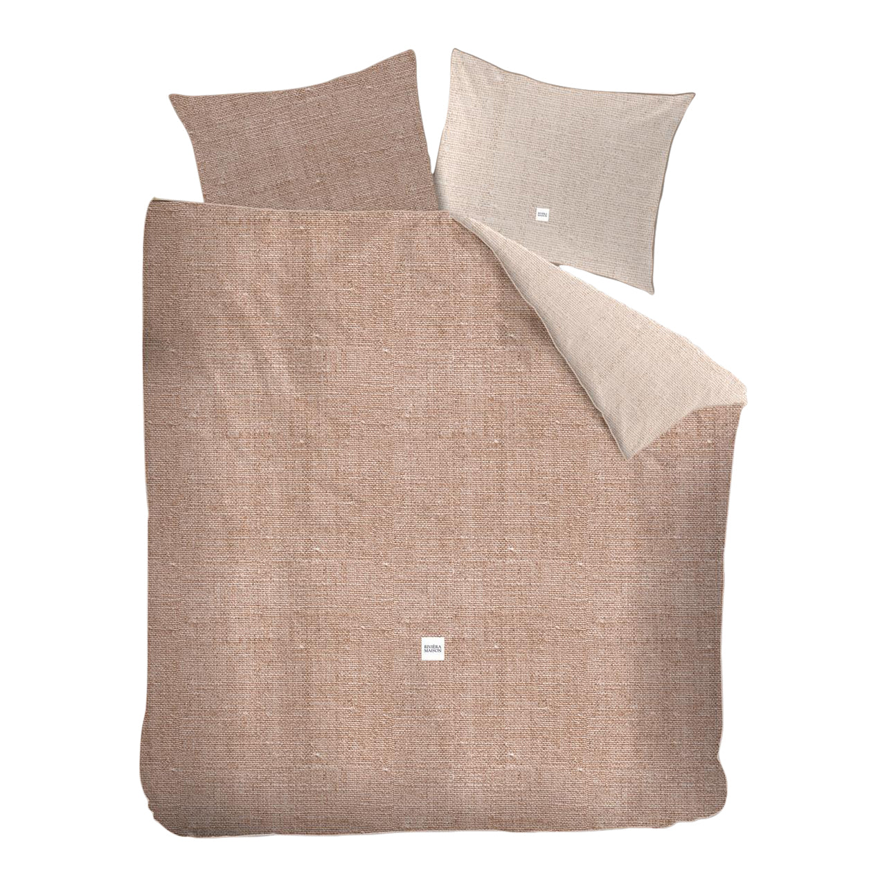 Riviera Maison Coughton Court Dekbedovertrek 200 x 200/220 cm - Perzik