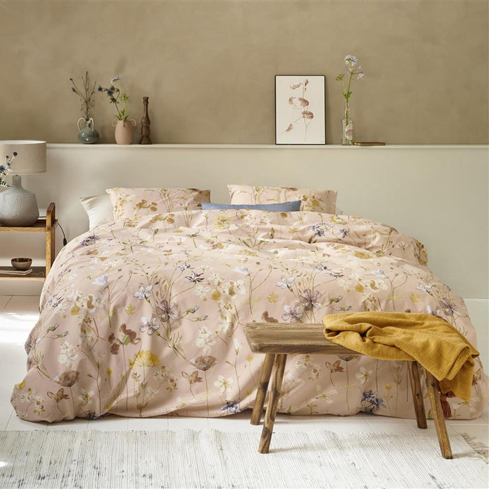 Ariadne at Home Flowerlove Dekbedovertrek 240 x 200/220 cm - Nude