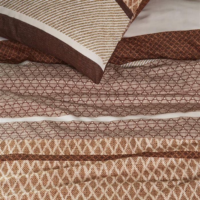 Beddinghouse Benthe Dekbedovertrek 200 x 200/220 cm - Terra