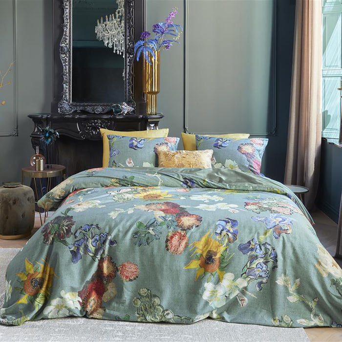 Beddinghouse X Van Gogh Museum Partout Dekbedovertrek 140 x 200/220 cm - Groen