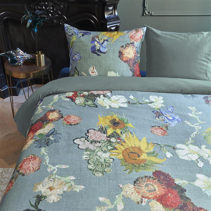 Beddinghouse X Van Gogh Museum Partout Dekbedovertrek 140 x 200/220 cm - Groen