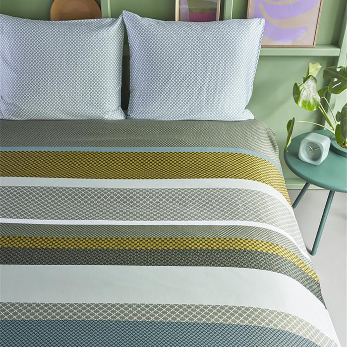 Beddinghouse Lennart Dekbedovertrek 140 x 200/220 cm - Groen