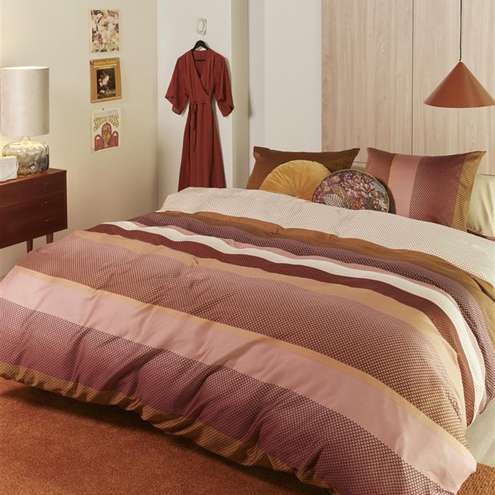 Beddinghouse Rhys Dekbedovertrek 240 x 200/220 cm - Terra