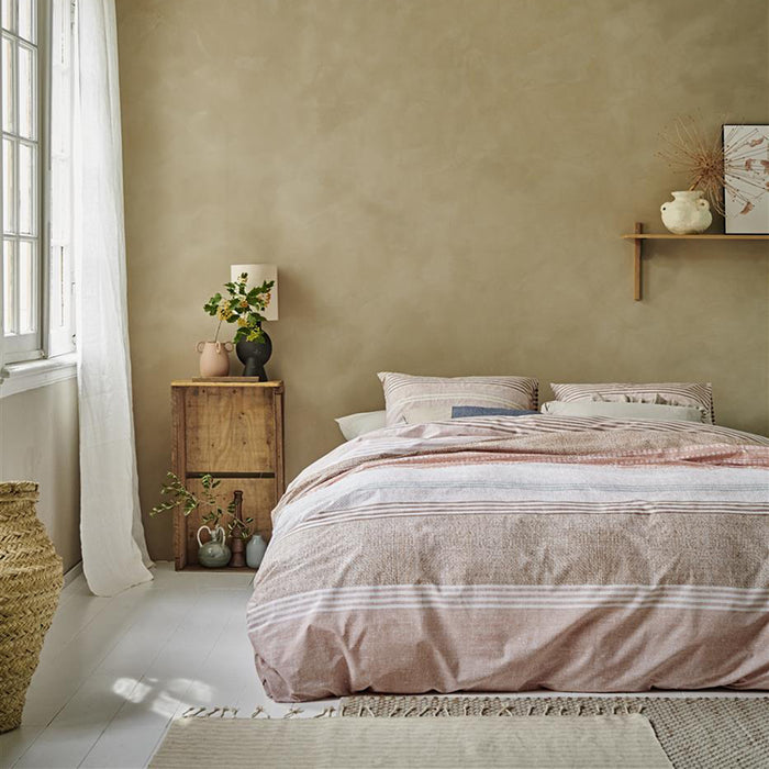 Ariadne at Home Lin Dekbedovertrek 140 x 200/220 cm - Terra