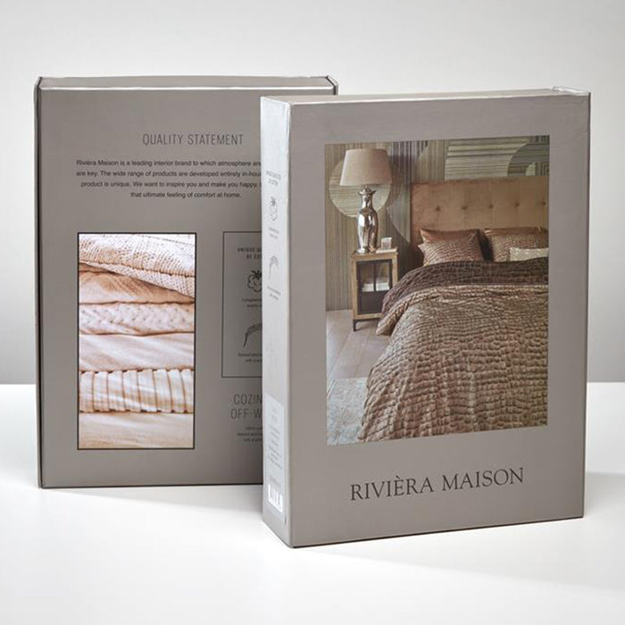 Riviera Maison Rattan Stripes Dekbedovertrek 200 x 200/220 cm