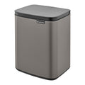 Brabantia Bo Afvalemmer 7 L - Platinum