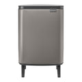 Brabantia Bo Hi Afvalemmer 12 L - Platinum
