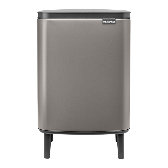 Brabantia Bo Hi Afvalemmer 12 L - Platinum