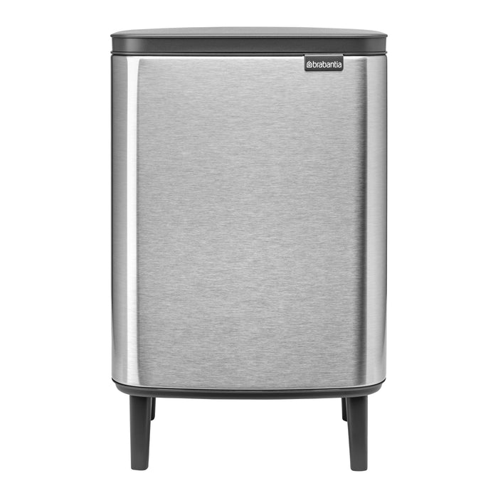 Brabantia Bo Hi Afvalemmer 12 L - Matt Steel FPP