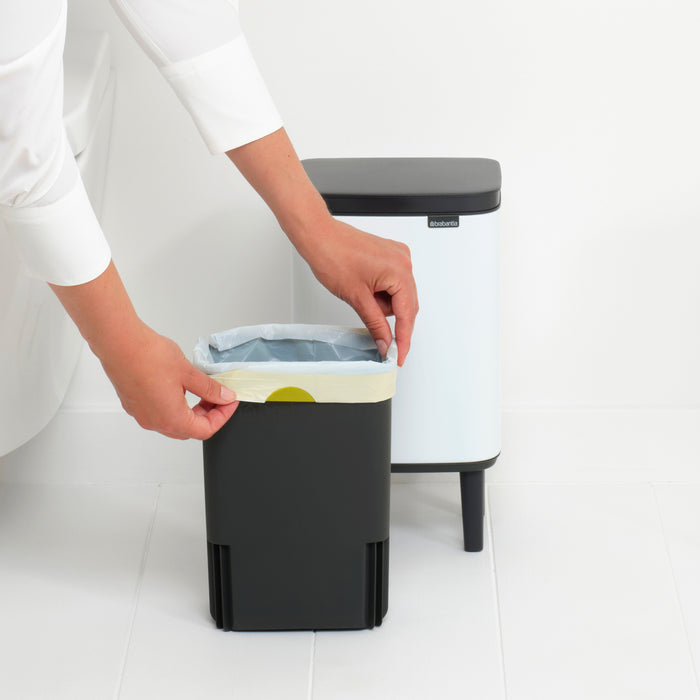 Brabantia Bo Hi Afvalemmer 4 L - White