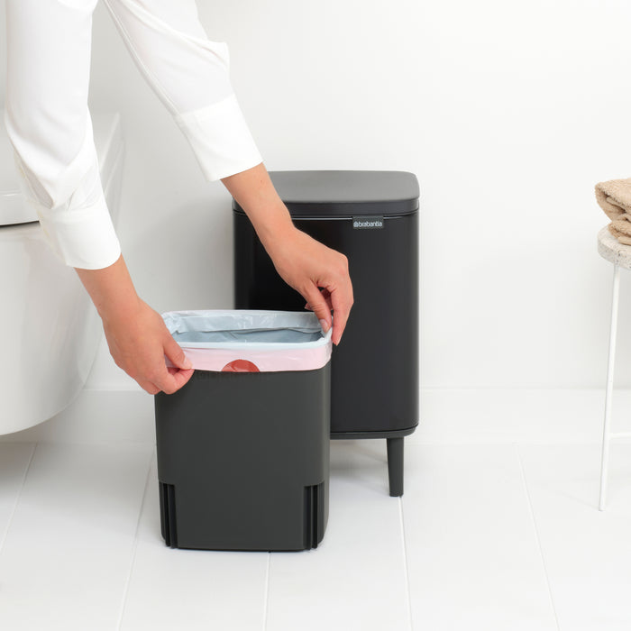 Brabantia Bo Hi Afvalemmer 7 L - Matt Black