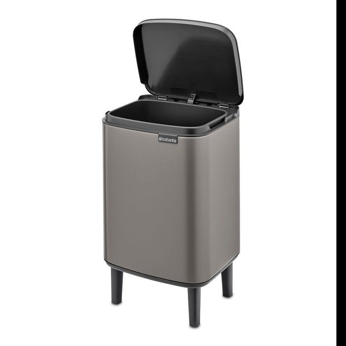 Brabantia Bo Hi Afvalemmer 7 L - Platinum