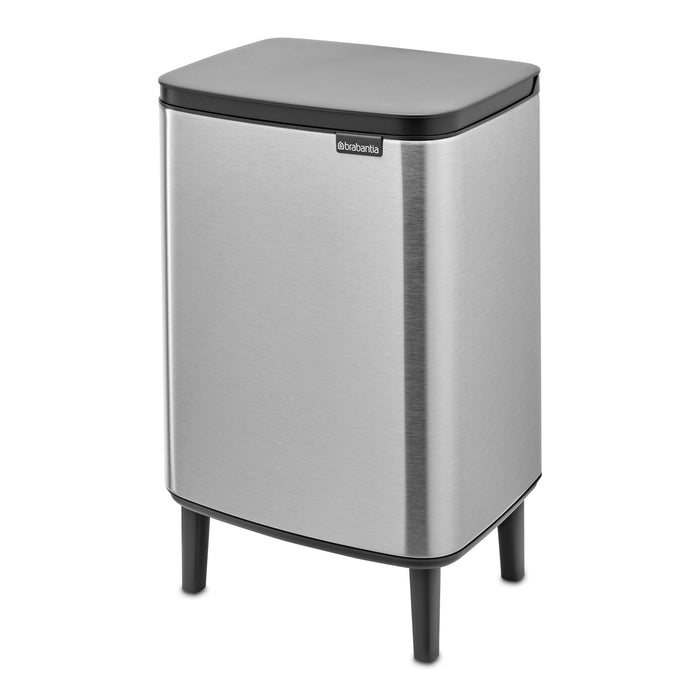 Brabantia Bo Hi Afvalemmer 12 L - Matt Steel FPP