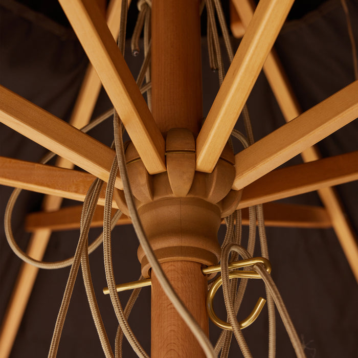 HKliving Parasol Ø 300 cm - Raffia