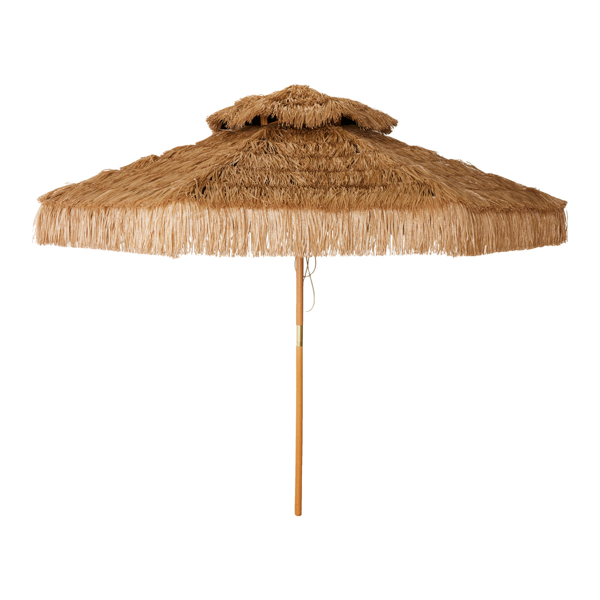 HKliving Parasol Ø 300 cm - Raffia