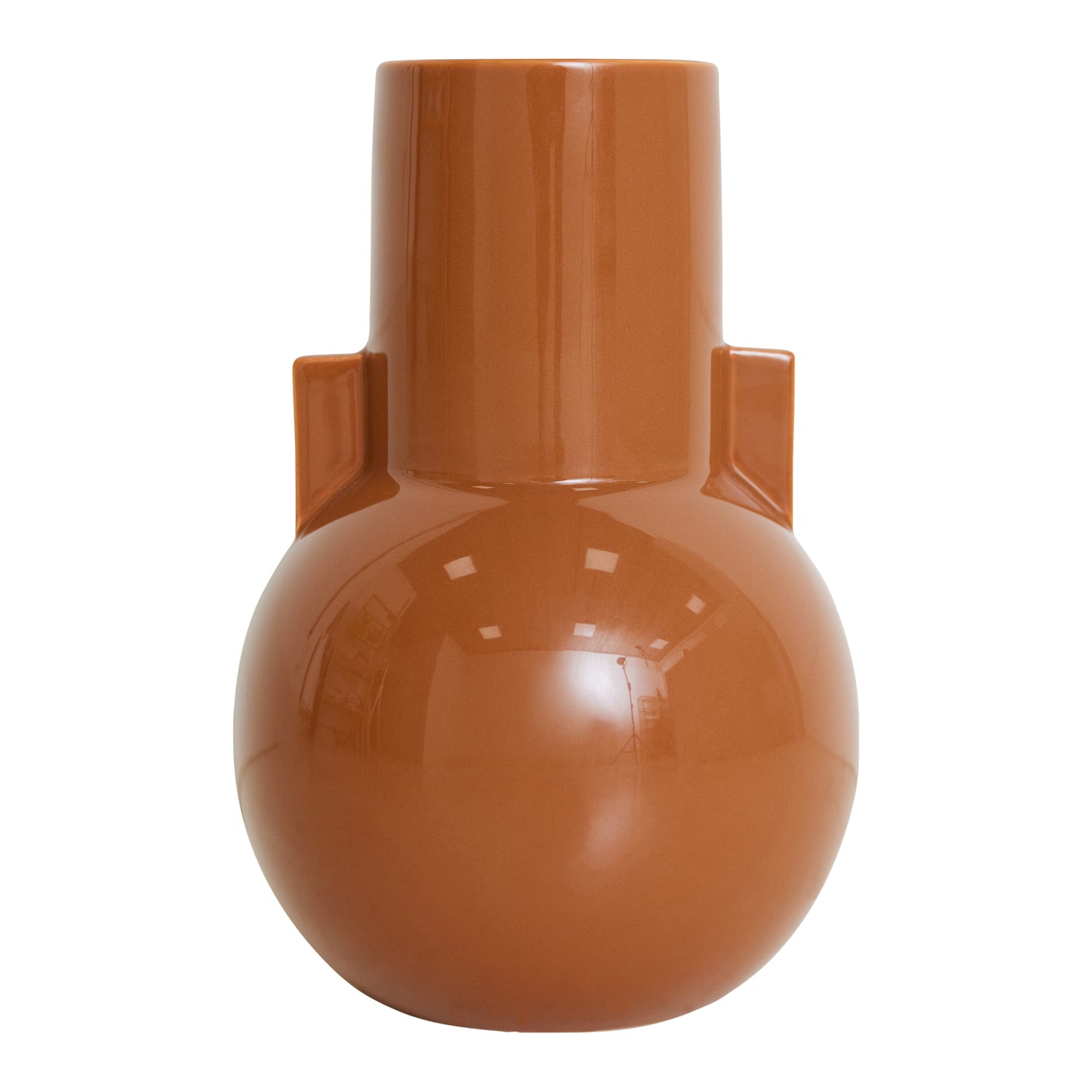 HKliving Ceramic Vaas - Maat S - Caramel