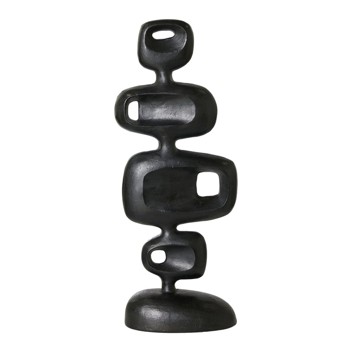 HKliving Sculpture Ornament - Heavy Black
