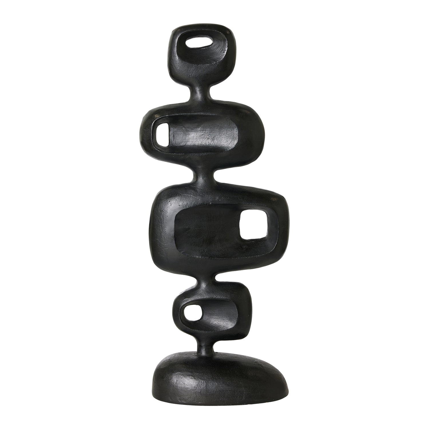 HKliving Sculpture Ornament - Heavy Black