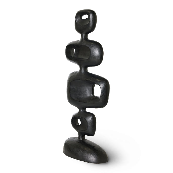 HKliving Sculpture Ornament - Heavy Black