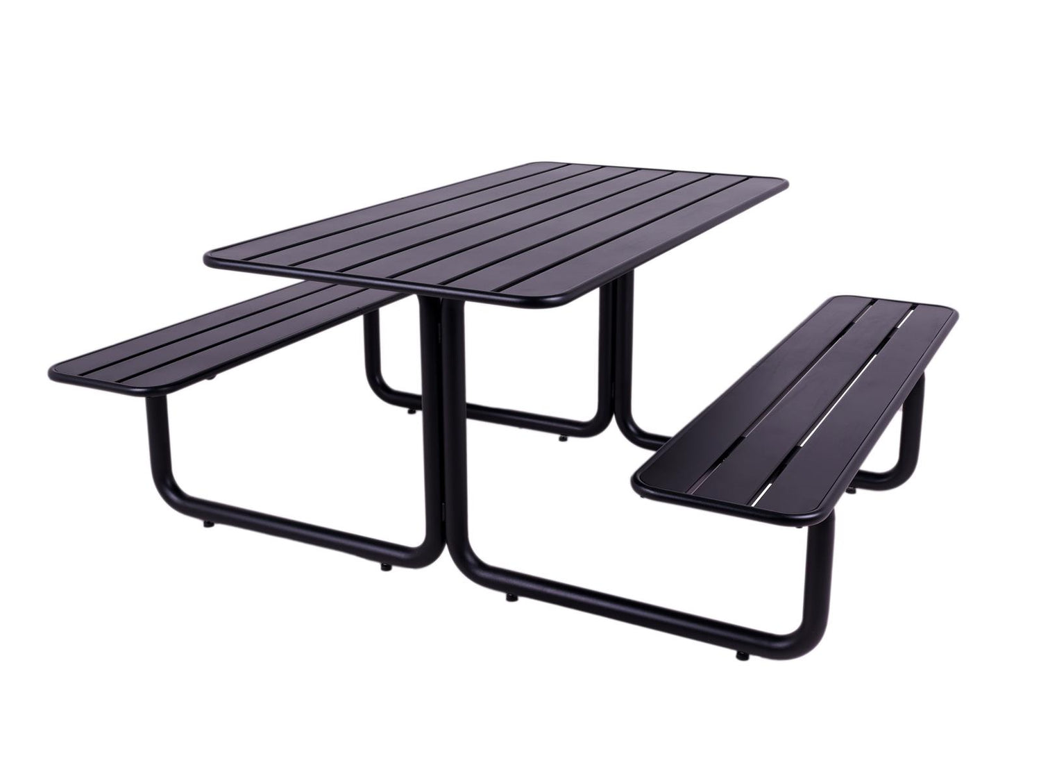 Metalen picknicktafel Max zwart
