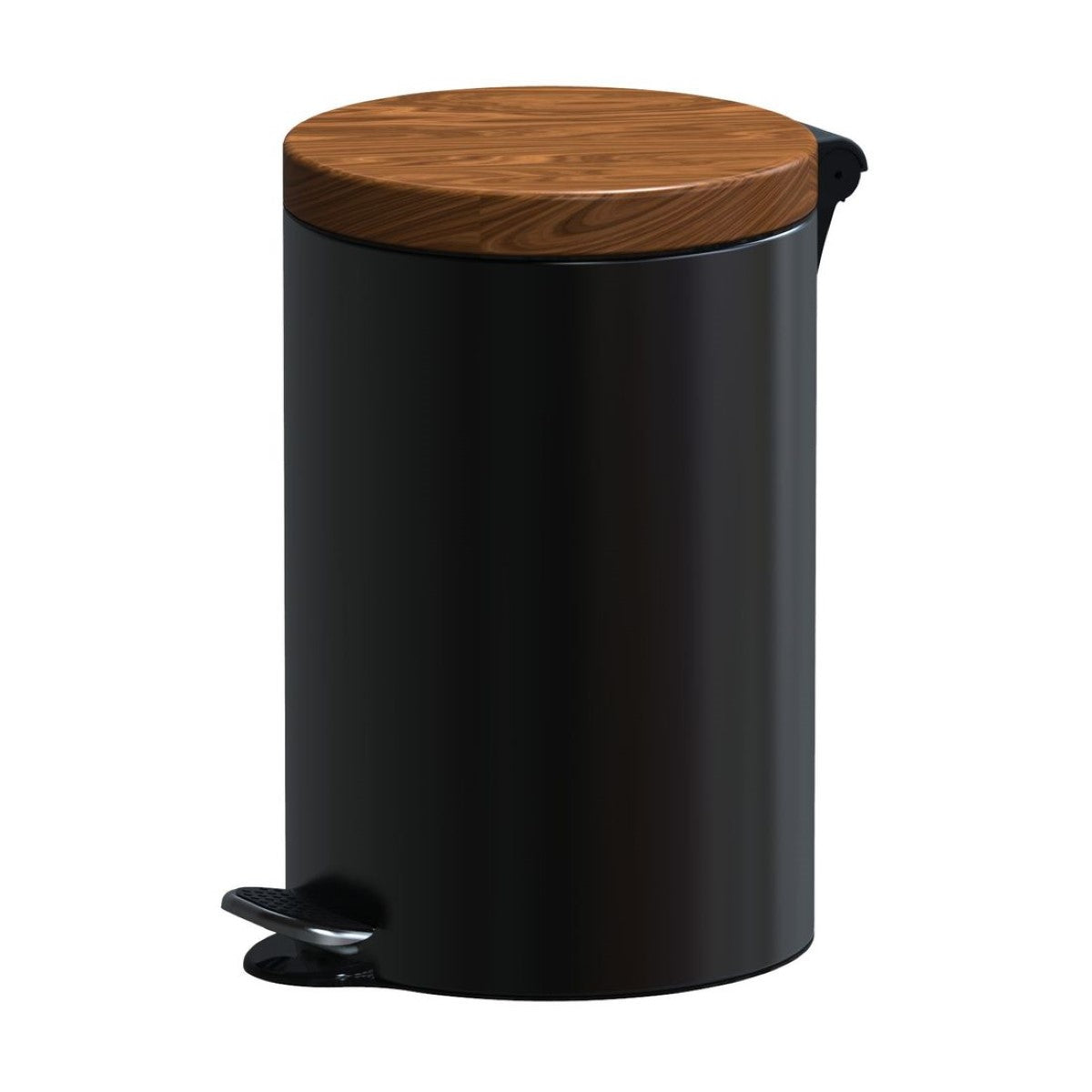 ALDA Design pedaalemmer 12L , 40xØ25 cm, Zwart|Bruin