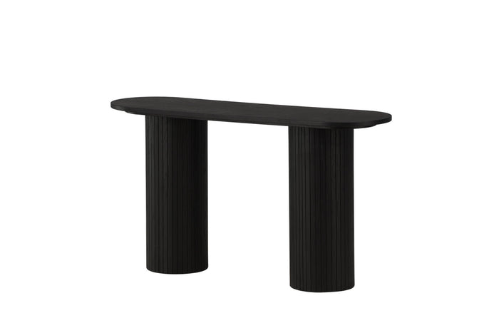 Hioshop Bianca sidetable 40x130cm zwart.