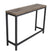 Hioshop Rise sidetable 30x110cm zwart.