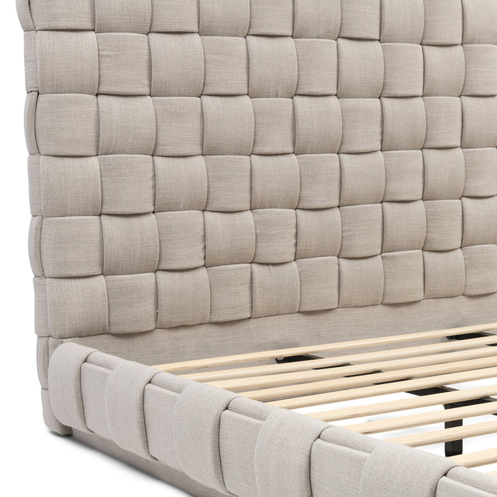 Rivièra Maison - Luxueus Bedframe in Fabulous Flax van 100% linnen en 215x188 cm