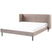 Beliani - ARETTE - Tweepersoonsbed - Taupe - 160 x 200 cm - Fluweel