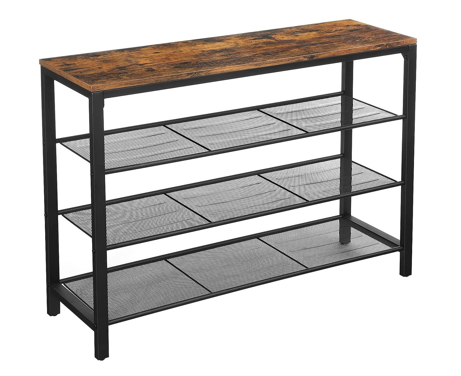 Parya Home - Schoenenrek - 3 Gaasplanken - Industrieël - Vintage