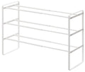 Yamazaki Schoenenrek Uitschuifbaar - Frame - 3 niveaus - Wit