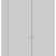 Jutzler Lichtgrijs Draaideurkast 2 deuren