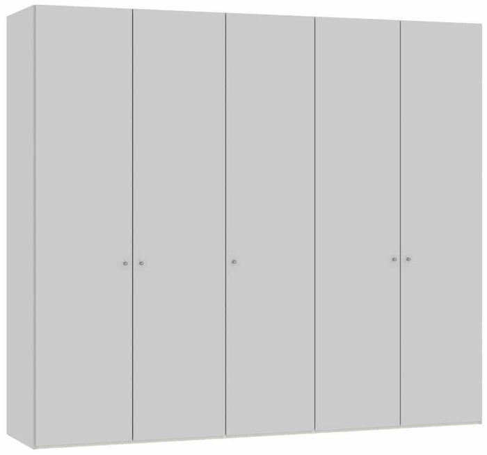 Jutzler Lichtgrijs Draaideurkast 5 deuren