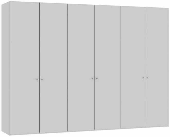Jutzler Lichtgrijs Draaideurkast 6 deuren
