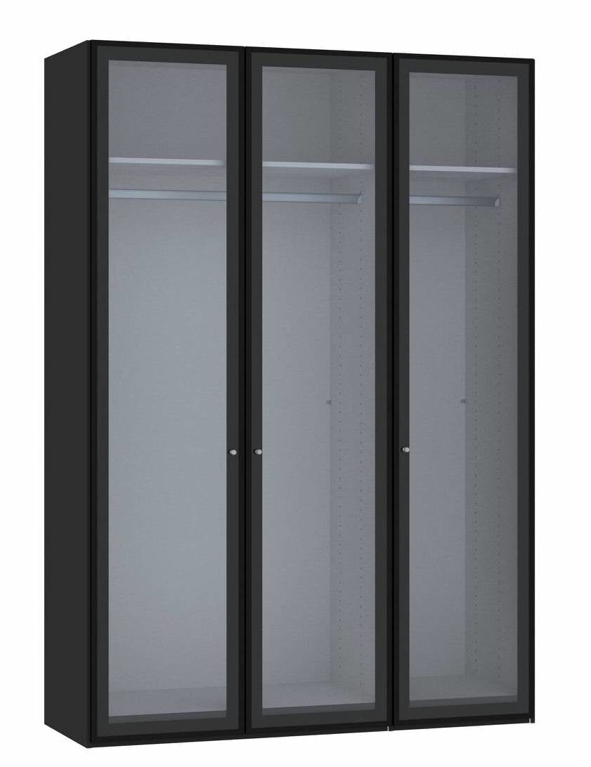 Jutzler Smoke Draaideurkast Rookglas 3 deuren