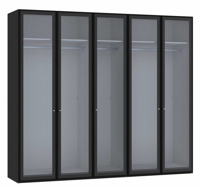 Jutzler Lichtgrijs Draaideurkast 5 deuren