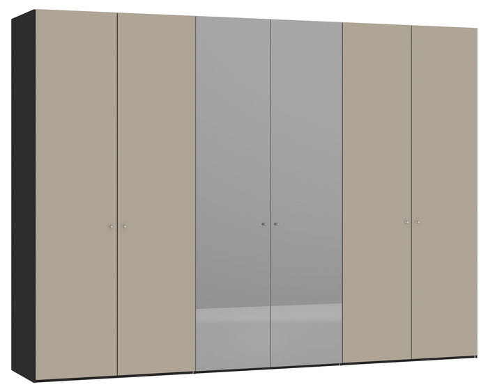 Jutzler Kazi Draaideurkast Glas met Zes Deuren