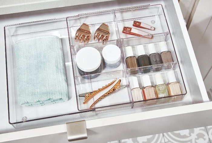 Lade Organizer, Uitschuifbaar, 25.4 x 26.7 x 5.7 cm, Kunststof - iDesi