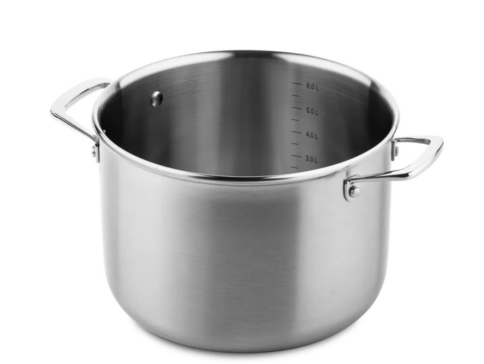 Ducq hoge kookpan 3-laags - 24 cm