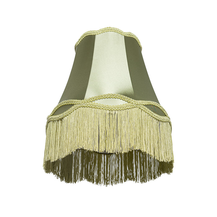 QAZQA Stoffen lampenkap groen 30 cm - Granny