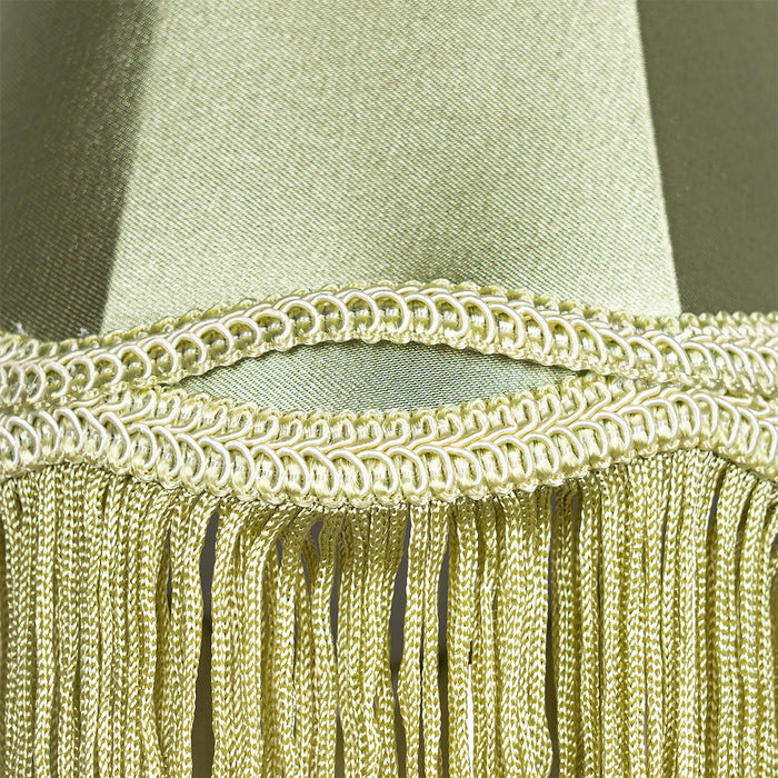 QAZQA Stoffen klemkap groen 12 cm - Granny